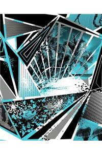 Palm Abstract Geometric Notebook
