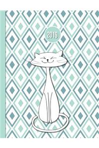 2019 Planner; Sage Cat