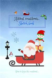 Advent Countdown Sketch Book