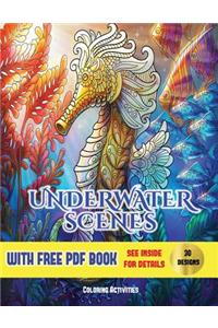 Underwater Scenes Coloring Activities