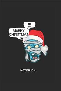 Merry Christmas Notizbuch