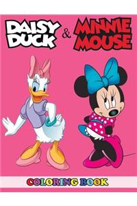Daisy Duck and Minnie Mouse Coloring Book