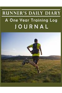 Runner's Daily Diary a One Year Training Log Journal
