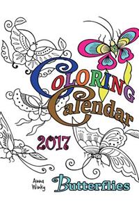 Coloring Calendar 2017 Butterflies