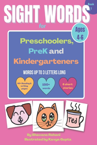 Sight words for preschoolers, prek and kindergarteners