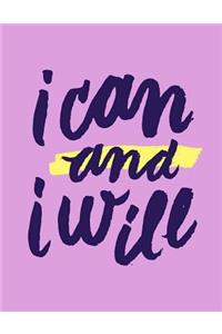 I Can and I Will