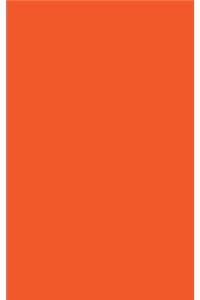 Orange 101 - Narrow Lined Notebook with Margins - 5X8