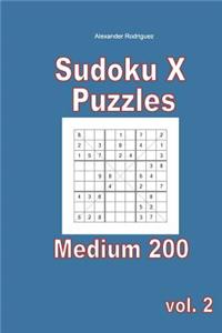 Sudoku X Puzzles - Medium 200 vol. 2