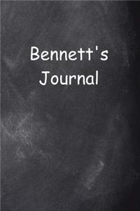 Bennett Personalized Name Journal Custom Name Gift Idea Bennett