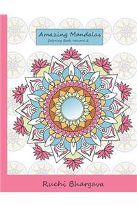 Amazing Mandalas Coloring Book-Volume 2