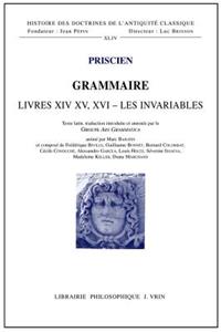 Grammaire Livres XIV - XV - XVI