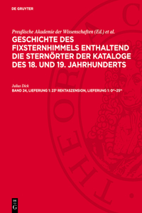 23h Rektaszension, Lieferung 1: 0m-25m