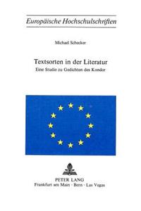 Textsorten in der Literatur