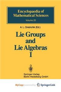Lie Groups and Lie Algebras I