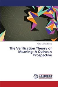 Verification Theory of Meaning