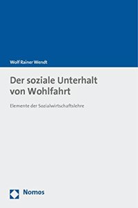 Der Soziale Unterhalt Von Wohlfahrt