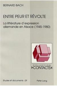 Entre peur et revolte
