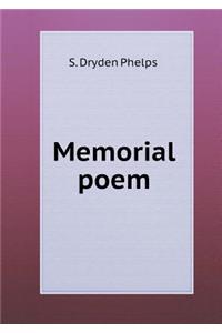 Memorial poem