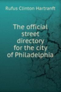 THE OFFICIAL STREET DIRECTORY FOR THE C