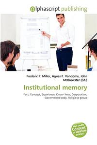 Institutional Memory