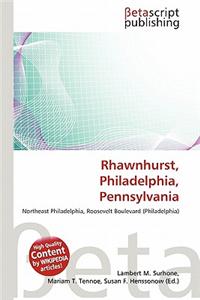 Rhawnhurst, Philadelphia, Pennsylvania