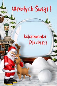 Kolorowanka świąteczna dla dzieci