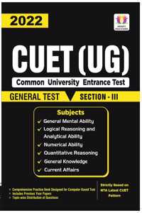 NTA CUET UG General Test Book 2022 (Common University Entrance Test)