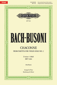 Chaconne in D Minor from Partita for Violin Solo No. 2 Bwv 1004 (Arr. for Piano)