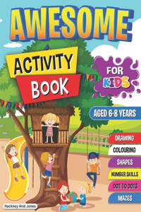 Awesome Activity Book for Kids Aged 6-8 Years