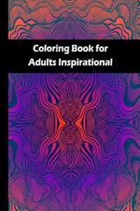 Coloring book for adults inspirational