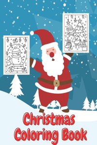 Christmas Coloring Book: Fun Interactive Book Gift for Toddlers Pre-Schoolers and Kids!