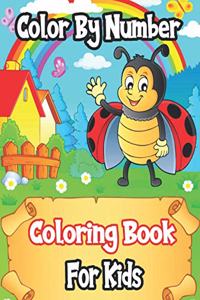 Color By Number Coloring Book For Kids