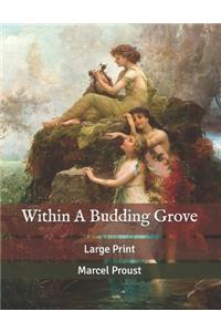 Within A Budding Grove: Large Print