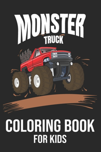 Monster Truck Coloring Book For Kids