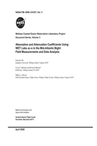 Absorption and Attenuation Coefficients Using the WET Labs ac-s in the Mid-Atlantic Bight