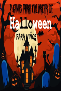 páginas para colorear de Halloween para niños