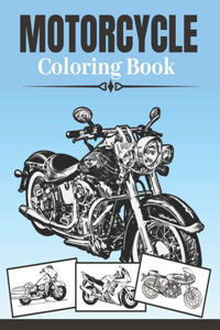 Motorcycle Coloring Book