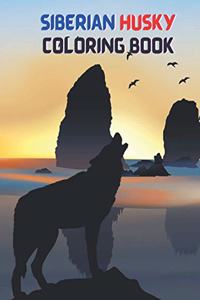 Siberian Husky coloring book
