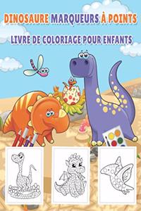 Dinosaure Marqueurs à Points Livre de Coloriage pour enfants