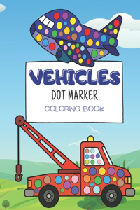 Vehicle Dot Marker Coloring Book