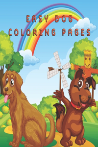 Easy dog Coloring Pages