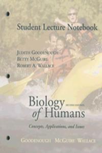 Student Lecture Notebook for Biology of Humans