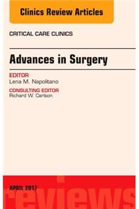 Advances in Surgery, an Issue of Critical Care Clinics