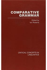 Comparative Grammar Crit Con Vol1