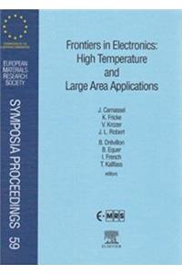 Frontiers in Electronics: High Temperature and Large Area Applications