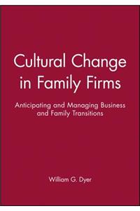 Cultural Change in Family Firms