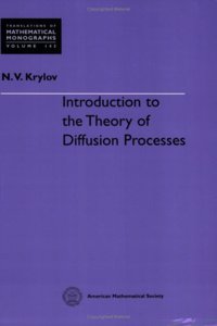 Introduction To The Theory Of Diffusion Processes