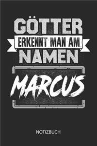 Götter erkennt man am Namen - Marcus - Notizbuch