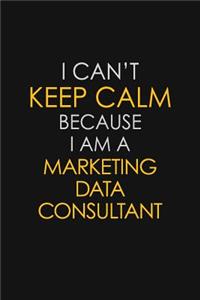 I Can't Keep Calm Because I Am A Marketing Data Consultant