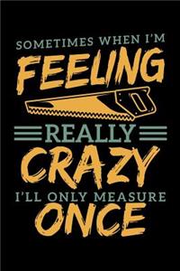 Sometimes When I'm Feeling Really Crazy I'll Only Measure Once